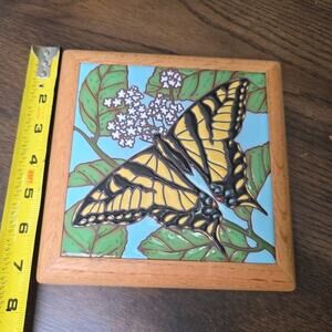 Tile Wall Art A Terra Madre Original Eastern Tiger Swallowtail butterfly